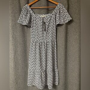 Monteau Los Angeles Floral Mini Dress Size M Flowy Cottagecore